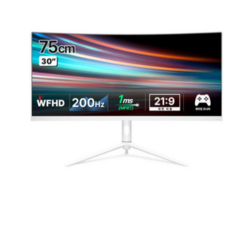 한성컴퓨터 WFHD 울트라 와이드 200Hz 게이밍 모니터, 75cm, TFG30F20W(무결점)