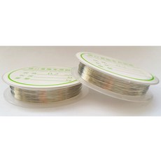 네일쎈 네일아트 메탈와이어 0.2mm 20m 네일스톤파츠, 1개, 실버