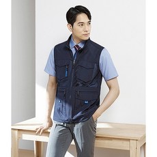 (유니보스) UBS-8904 춘하 망사 작업조끼 회사작업복 현장복 단체복