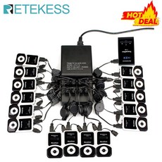 RETEKESS T130 관광안내시스템 무선송신기 15수신기 공장수련교회번역법원 사이클링투어 안내시스템 무선여행안내시스템, 01 Package 1