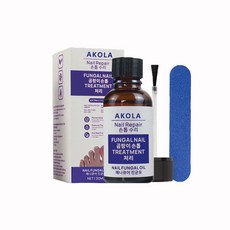 [국내배송] AKOLA 무좀케어 네일 리페어 에센스 무좀앰플, 1개, 30ml - 레오클린