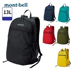 몽벨 주우재 포켓터블 라이트팩 백팩 13L 경량 배낭 가방, BK
