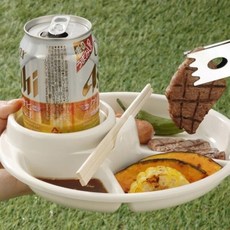 /실즈키친 BBQ 바베큐 접시, 1개, 단품없음