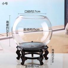해외 창의유리어항 원형생태수조대호 거북항아리금어소형탁상조 작은어항-44397, 옵션08