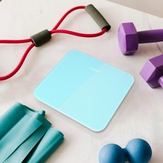에코너 LED 컬러 디지털 체중계 가정용 무게측정 스마트센서 S2, 민트, 1개