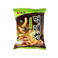 농심 먹태깡 청양마요 맛 60g 먹태 안주 혼술 맥주 간식 캠핑 주전부리 편의점, 1개