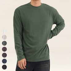 라틱 남자 소프트 스판 니트 라운드 빅사이즈 스웨터