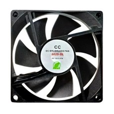 시스템 열배출 80MM쿨러 12V 소음작은 PC 쿨링팬, 1개