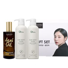 설인아x아사이오일 220ml 기프트세트 / 헤어에센스 + 바디 세트