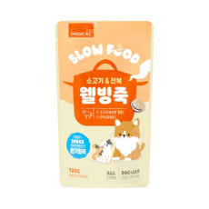 페디칼 웰빙죽 120g x12개입 강아지 고양이 죽 영양식 보양식, 소고기&전복 120g x12개, 12개