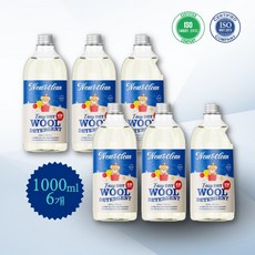 니트앤클린 이지 드라이 실크 캐시미어 울세제 1000ml 6개 대용량