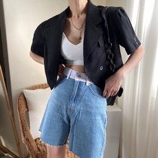 오버핏린넨자켓