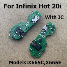 플러그 포트 USB 핫 20 플렉스 20S 20i 플레이용 커넥터 충전 인피닉스 케이블 보드, Hot 20i 1PCS, 1개