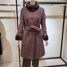 고세알파카밍크코트