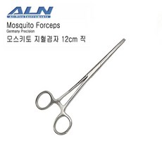 ALN 켈리 12cm 모스키토 직 (지혈겸자/12/14/16/18/20/24cm옵션선택/Mosquito Forceps str), 켈리 24cm 곡선형, 1개