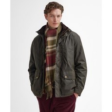 BARBOUR Men's Barbour Field Reversible Wool Scarf USC0393GN31 Army Green