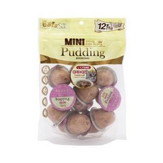 더캣츠 미니푸딩 참치&게살 12pcs X 6개 고양이간식, 300g