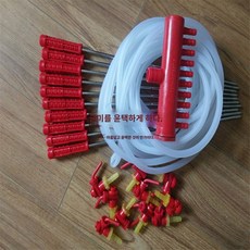 느타리 버섯침봉기 수분 공급용 배지 주입기, 바늘길이 35cm 10수 호스포함