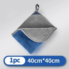 고급 마이크로 화이버 차량용 세차 타월 1 개 디테일링, [02] A 40cmX40cm
