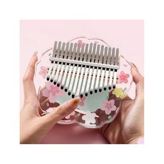 루루 17키 아크릴 컬러풀 칼림바, 플라워G, 1개