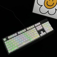 Corsair 키보드용 반투명 키캡 기계식 키보드 PBT 체리 104 키 K63 K95 K65 K68 Punisher RGB K70