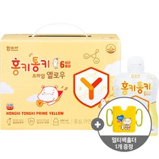 함소아 홍키통키 프라임 옐로우 유아홍삼, 450ml, 1개