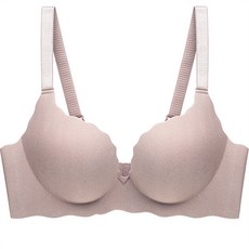 작은 보여 빅 미혹시키다 두꺼운 노와이어 AA 컵 가슴을 펴다 신기 뽕브라