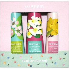 The Saem 핸드크림 선물 여성 더샘 퍼퓸 핸드 3개 선물세트 모이스처라이저 3 x 1, 1개
