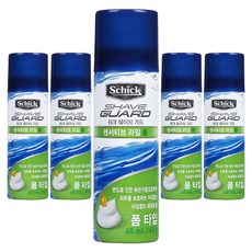 쉬크 쉐이브가드 센서티브 라임 폼, 60ml, 5개