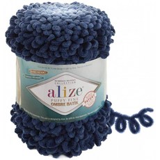 Alize Puffy Fine Ombre Batik Baby Blanket Yarn 많은 1skn 500 gr 87 yds 100 % 마이크로 폴리 에스터