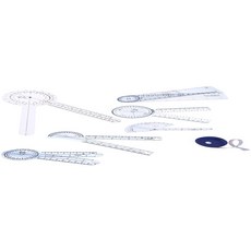 by Elite Medical Instruments EMI 6 피스 고니 오 미터 세트 플러스 측정 테이프-총 7 개 EGM-431