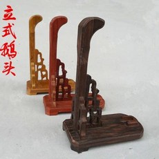 지휘봉거치대 검도족대 홀대 사극 보검가입식거위검가닭날개목적홍목원목검탁클래식투명칼프리미엄검가, 04 작은 원목