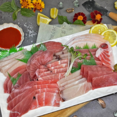 팔도맛자랑 냉동 참치 오마카세 한판, 1세트, 600g