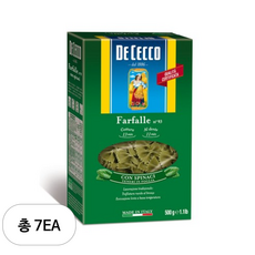 데체코 시금치 파팔레, 500g, 7개