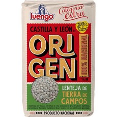 스페인 루엥고 LUENGO 오리진 파르디나 엑스트라 IGP 렌틸콩, 6개, 1kg