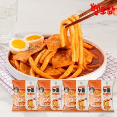 2-3인분 맛있는 헬로맘 누들 밀 떡볶이 (냉동) 총1880g, 순한맛 2팩+보통매운맛2팩, 4개, 470g