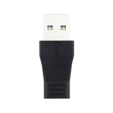 외부 범용 USB 3.0-타입 C 커넥터 어댑터 남성-여성 고속 충전 OTG 인터페이스 미니 케이블, 한개옵션0, 1개