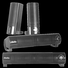 컴퓨터 PC 게이밍 사운드바 스피커 블루투스 USB Mailin 2.0 사운드바 멀티미디어 2in 1, 없음, 1) FM-2057 2.0 speaker