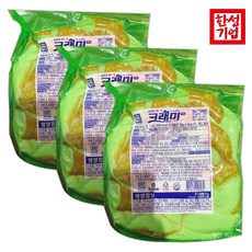 한성 크래미 F2 1kg 냉동 게맛살 김밥 크래미 샌드위치, 3개