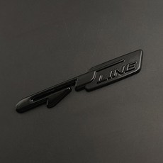 3D 금속 로고 GT 라인 엠블럼 자동차 스타일링 후면 트렁크 배지 데칼 스포티지 씨드 스팅어 K3 K5 GT 라인 스티커 액세서리, GT Line Full Black, 1개
