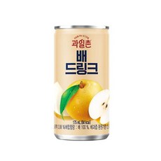 과일촌 배 드링크 2박스 175mlx60캔 해태 실 오피스디포 해태 드링크 사무 배 과일촌 문구용품, 175개, 175ml