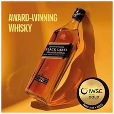 선물 발렌타인 판매량 세계 No.1 스카치 위스키 선물 위스키 1 블랙 라벨 위스키 700ml 워커 조니 워커 JOHNNIE, 1개