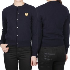 [꼼데가르송] 21SS 골드 와펜 가디건(P1N049) (AZN049 NAVY)