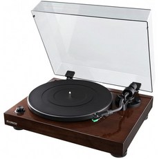 Fluance RT81 Elite High Fidelity 비닐 턴테이블 레코드 플레이어 (Audio Technica AT95E 카트리지 포함) 벨트 드라이브 내, 단일옵션