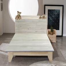 서이디자인 원목 침대 프래임 헤드 소나무 협탁 통깔판 패드 깔판 수납형 싱글 슈퍼싱글 퀸, 수납형 헤드