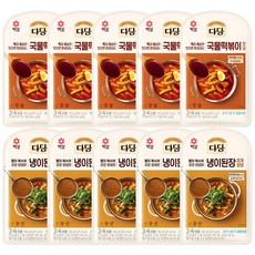 다담 양념 2종(국물떡볶이+냉이된장찌개), 5세트, 285g