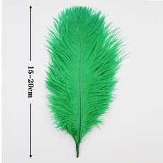 툴영 충전제품 제조업자 수입 타조 깃털 15 20CM 결혼기념일 길 이끌다 테이블 플라워 진열 무대 공연 소품 귤색, 초록색