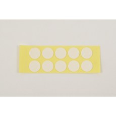 초강력 투명 원형 양면 겔 테이프 지름 20mm DS, 50개