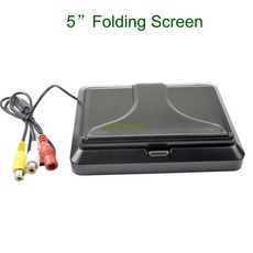 자동차 LCD 모니터 5인치 접이식 컬러 5 자동차 카메라용 주차 시스템 모니터carcd 5 용 lcd, 01 China, 01 Black