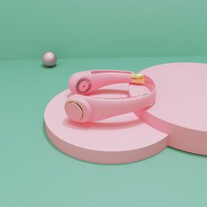 전기 팬 새로운 목 팬 usb 충전 미니 디지털 휴대용 스포츠 야외 학생 작은, F21-핑크